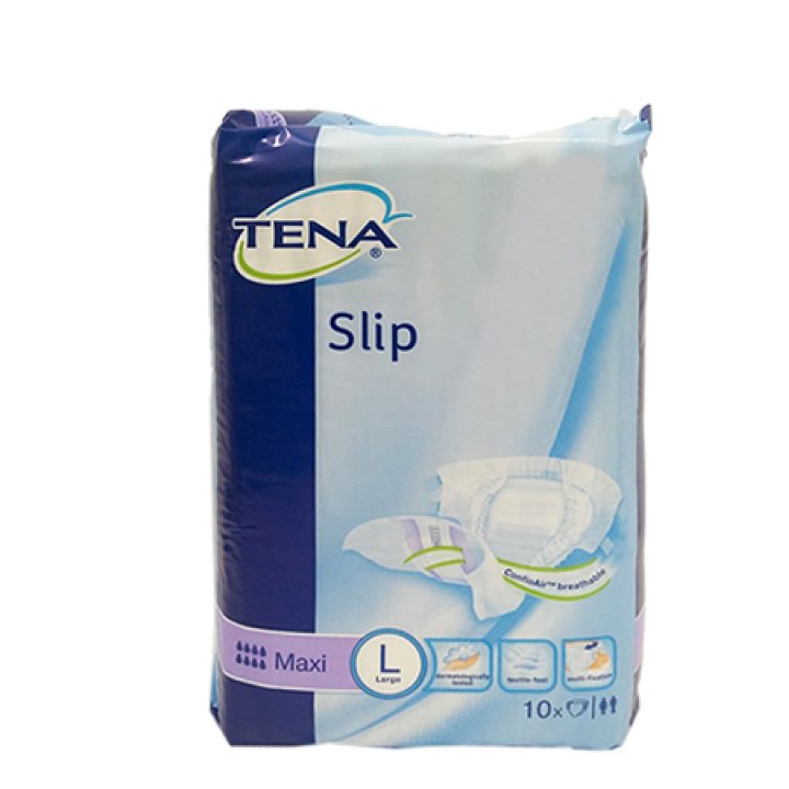 PANNOLONE PER INCONTINENZA A MUTANDINA TENA SLIP MAXI L 10 PEZZI