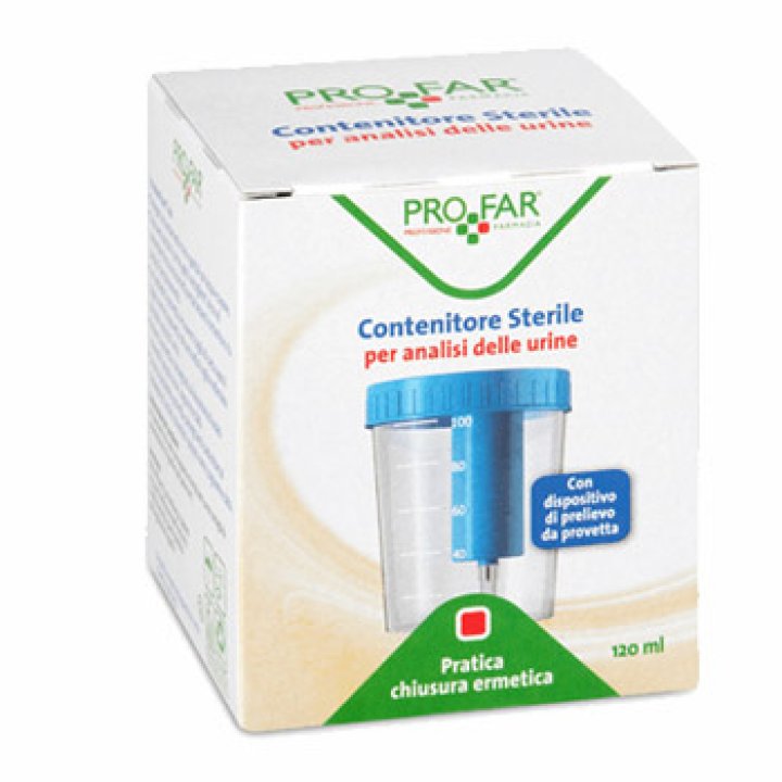 CONTENITORE URINE PROFAR CON TAPPO DI SICUREZZA 120ML