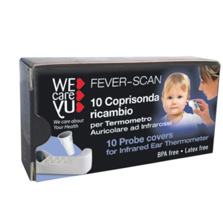 COPPELLE RICAMBIO PER TERMOMETRO INFRAROSSI WECAREYU FEVER-SCAN 10 PEZZI