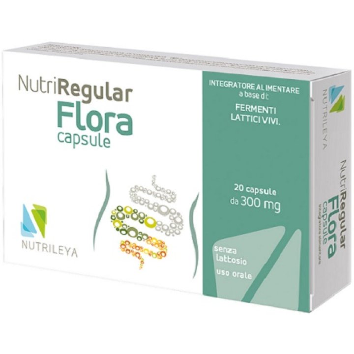 NUTRIREGULAR FLORA 20 CAPSULE - NUTRILEYA