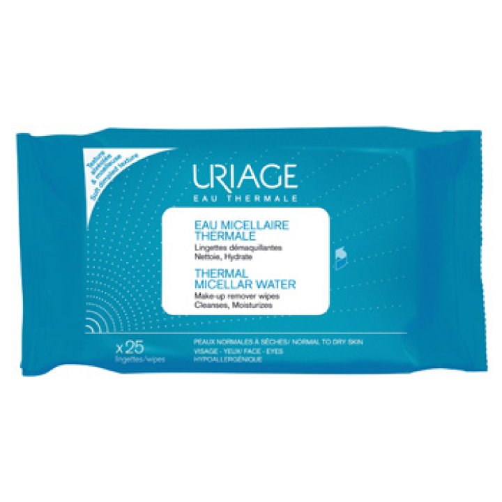 URIAGE EAU MICELLARE PER PELLI NORMALI/SECCHE 25 SALVIETTE