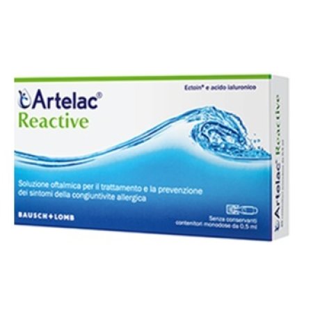 ARTELAC REACTIVE SOLUZIONE OFTALMICA MONODOSE 20 UNITA\' DA 0,5 ML