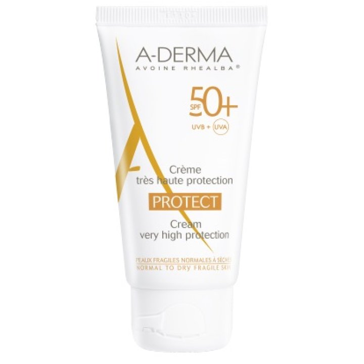 A-Derma Protect Crema Solare SPF 50+ Viso e Corpo - Tubo 40 ml