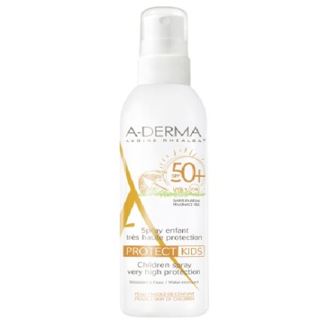 A-Derma Protect Kids Spray Solare Bambino SPF 50+ Protezione Molto Alta 200 ml