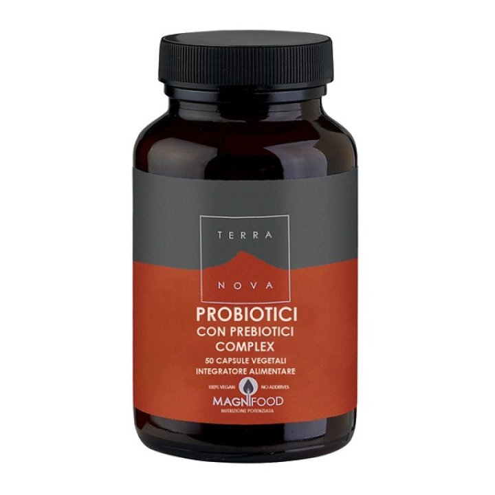 TERRANOVA PROBIOTICI CON PREBIOTICI COMPLEX 50 CAPSULE VEGETALI TERRANOVA PROBIOTICI CON PREBIOTICI COMPLEX 50 CAPSULE VEGETALI