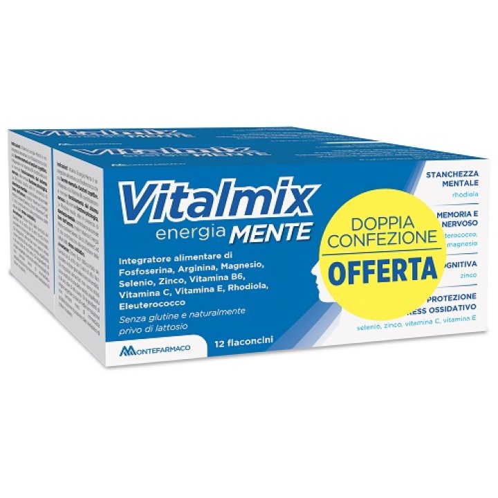 VITALMIX MENTE BIPACK 2 CONFEZIONI DA 12 FLACONCINI DA 12 ML