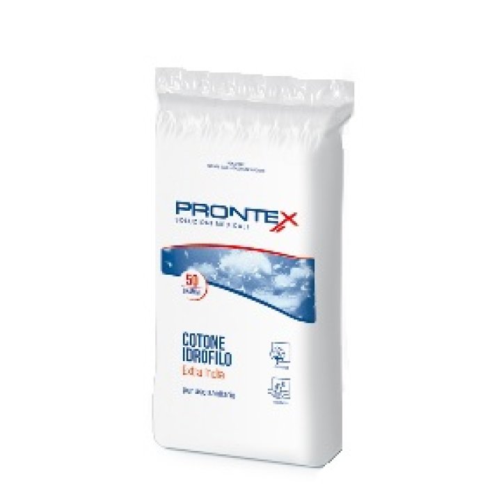 Prontex cotone idrofilo extra india per uso sanitario e cosmetico - 50g