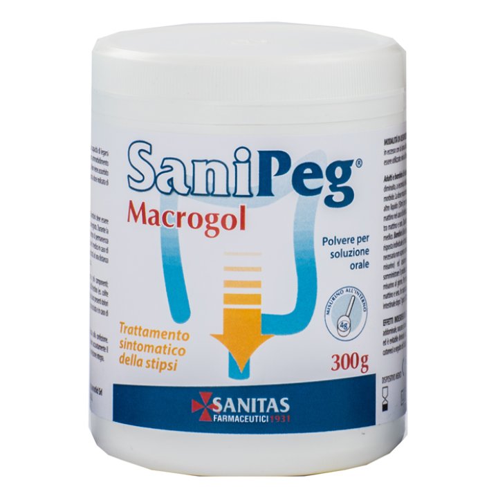 SANIPEG MACROL POLVERE PER SOLUZIONE ORALE BARATTOLO 300 G