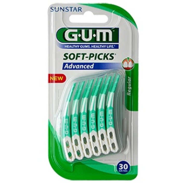 GUM SOFTPICKS ADVANCE SCOVOLINO LARGE MMA 30 PEZZI