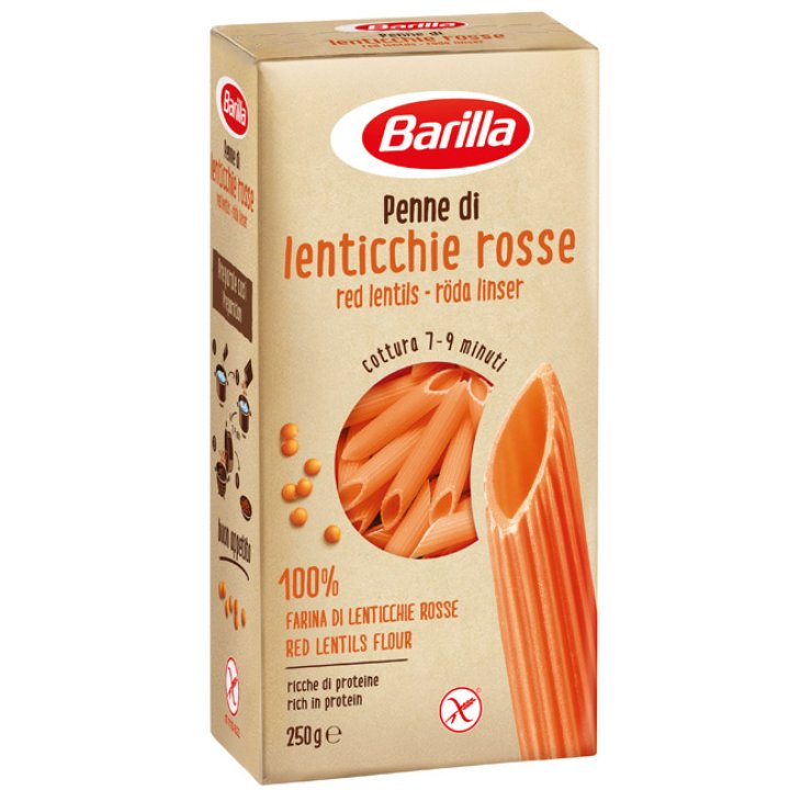 BARILLA PENNE DI LENTICCHIE ROSSE 250 G