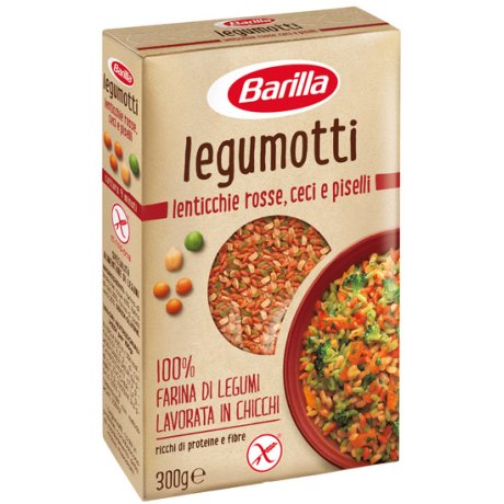 BARILLA LEGUMOTTI LENTICCHIE ROSSE CECI PISELLI 300 G