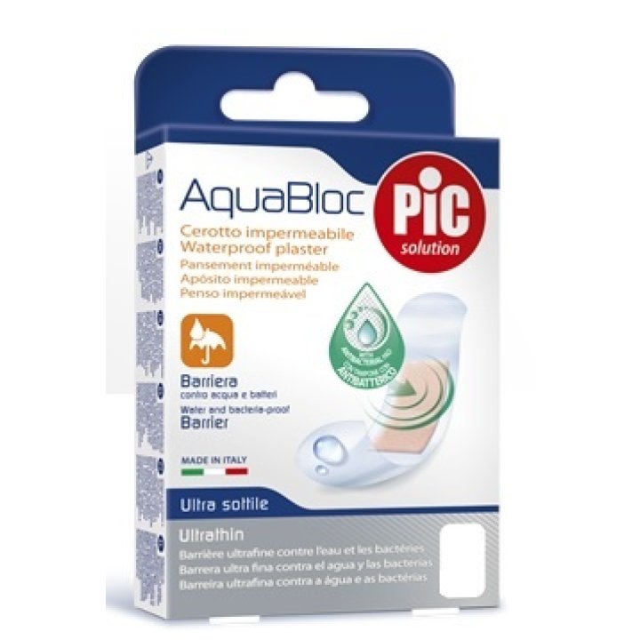 CEROTTO PIC AQUABLOC 10X10CM ANTIBATTERICO 5 PEZZI