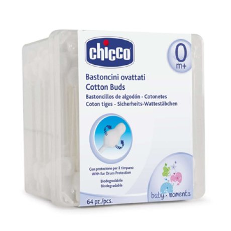 CHICCO SICUR NET BASTONCINI OVATTATI 64 PEZZI