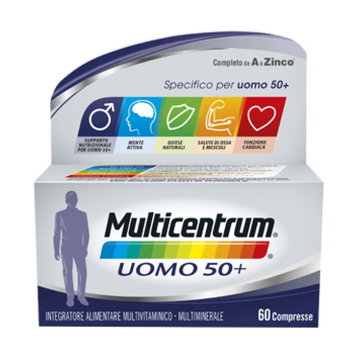 MULTICENTRUM UOMO 50+ 60 COMPRESSE