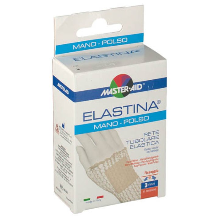 RETE TUBOLARE ELASTICA IPOALLERGENICA MASTER-AID ELASTINA MANO/POLSO 3 MT IN TENSIONE CALIBRO 3 CM