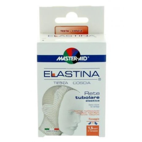 RETE TUBOLARE ELASTICA IPOALLERGENICA MASTER-AID ELASTINA TESTA/COSCIA 1,5 MT IN TENSIONE CALIBRO 6 CM