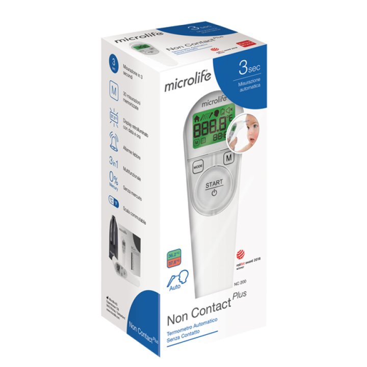 TERMOMETRO FRONTALE MICROLIFE NO CONTACT PLUS NC200