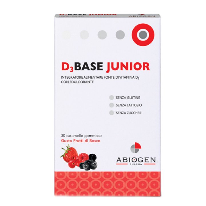 D3BASE JUNIOR 30 CARAMELLE MMOSE FRUTTI DI BOSCO