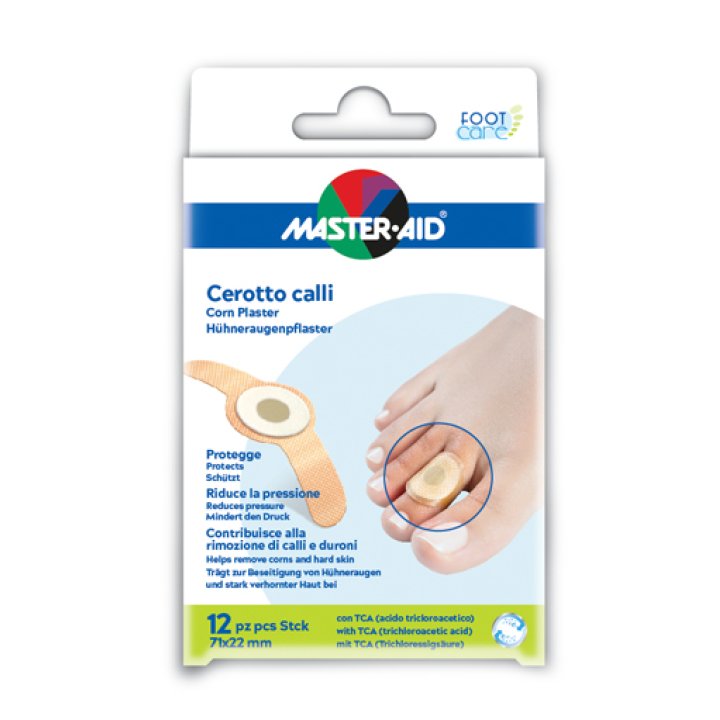 MASTER-AID CEROTTO CALLIFU FOOT CARE 71X22 MM 12 PEZZI