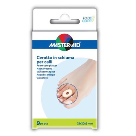 PROTEZIONE MASTER-AID IN SCHIUMA PER CALLI SPESSORE 3 MM 9 PEZZI