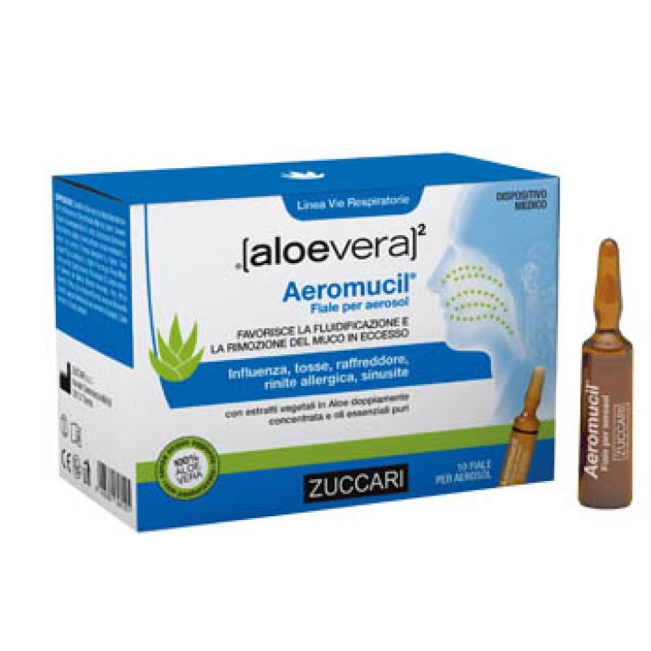 ALOEVERA2 AEROMUCIL 10 FIALE 5 ML