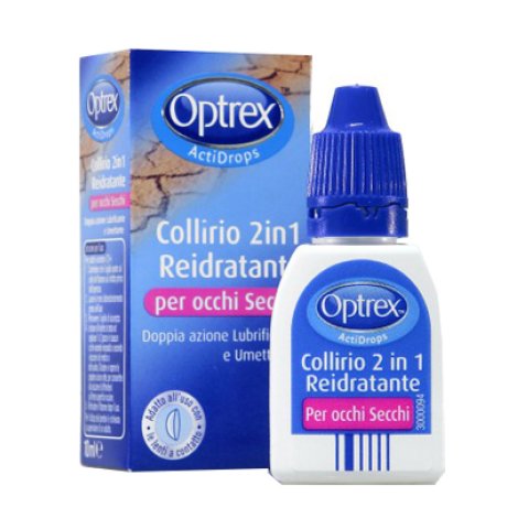 CCE OCULARI OPTREX ACTIDROPS 2IN1 REIDRATANTE OCCHI STANCHI 1 PEZZO