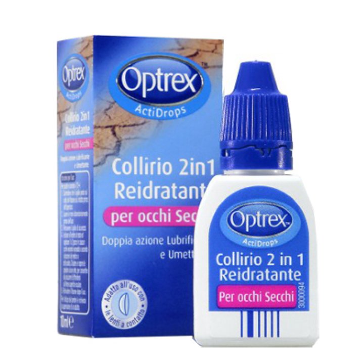 CCE OCULARI OPTREX ACTIDROPS 2IN1 REIDRATANTE OCCHI STANCHI 1 PEZZO