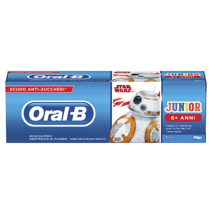 ORALB DENTIFRICIO JUNIOR STAR WARS 6-12 ANNI 75 ML