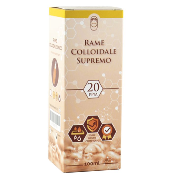 RAME COLLOIDALE SUPREMO 20PPM 100 ML