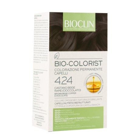 BIOCLIN BIO COLORIST 4,24 CASTANO BEIGE RAME CIOCCOLATO