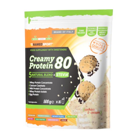 CREAMY PROTEIN 80 COOKIES & CREAM 500 G