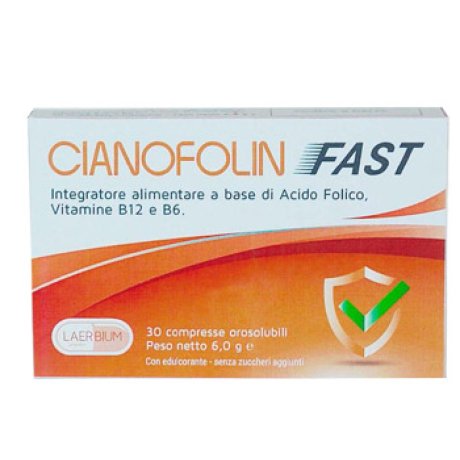 CIANOFOLIN FAST 30 COMPRESSE OROSOLUBILI