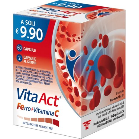 FERRO + VITAMINA C ACT 60 CAPSULE