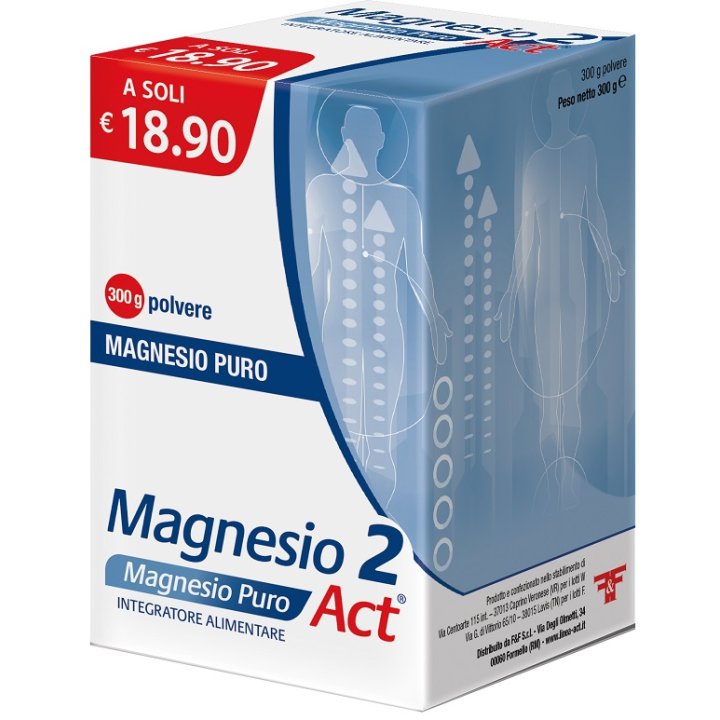 MAGNESIO 2 ACT MG PURO 300 G