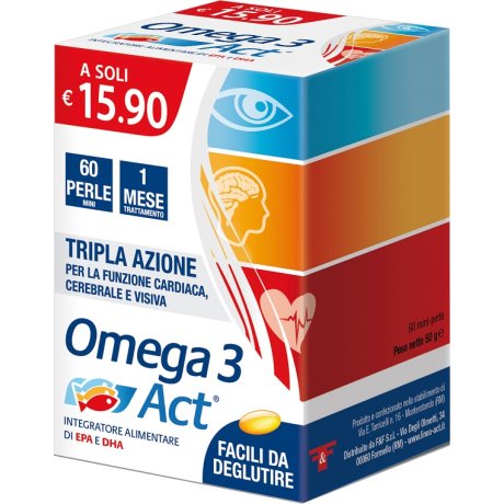 OMEGA 3 ACT 60 PERLE 540 MG