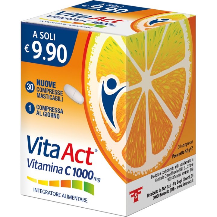 VITAMINA C ACT 1000MG 30 COMPRESSE MASTICABILI