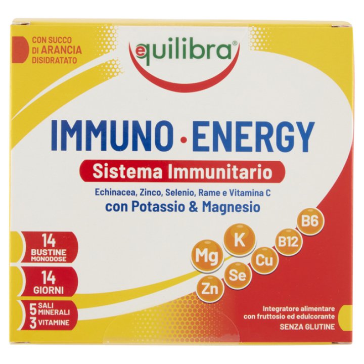IMMUNO ENERGY SISTEMA IMMUNITARIO POTASSIO & MAGNESIO 14 BUSTINE MONODOSE