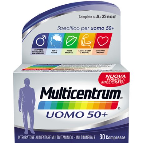 MULTICENTRUM UOMO 50+ 30 COMPRESSE