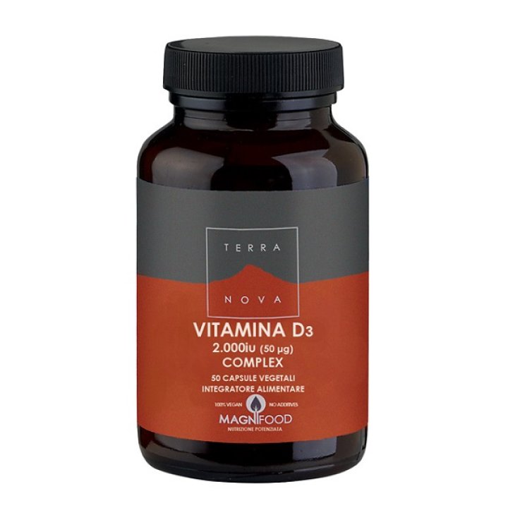 TERRANOVA COMPLESSO DI VITAMINA D3 2000 IU (50UG) 50 CAPSULE