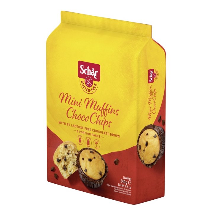 SCHAR MINI MUFFIN CHOCO CHIPS 240 G SCHAR MINI MUFFIN CHOCO CHIPS 240 G