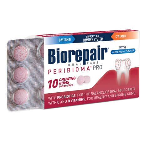 BIOREPAIR PERIBIOMA MME MASTICABILI 10 COMPRESSE DA 1,2 G