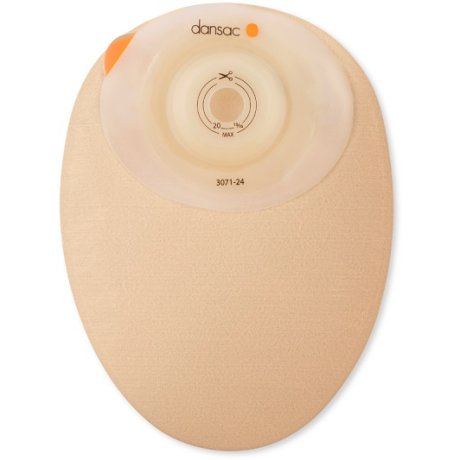 DANSAC NOVALIFE TRE 1 SACCA CHIUSA SOFTCONVEX MAXI PER COLOSTOMIA CON FINESTRA RITAGLIABILE 15-54MM 570 ML 10 PEZZI