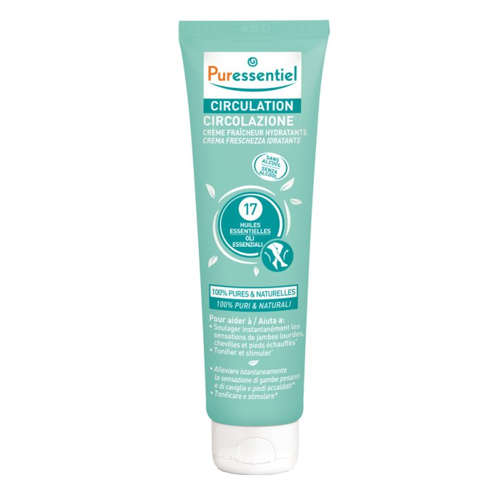 PURESSENTIEL CREMA CIRCOLAZIONE FRESCHEZZA IDRATANTE GAMBE EI STANCHI 100 ML PURESSENTIEL CREMA CIRCOLAZIONE FRESCHEZZA IDRATANTE GAMBE EI STANCHI 100 ML