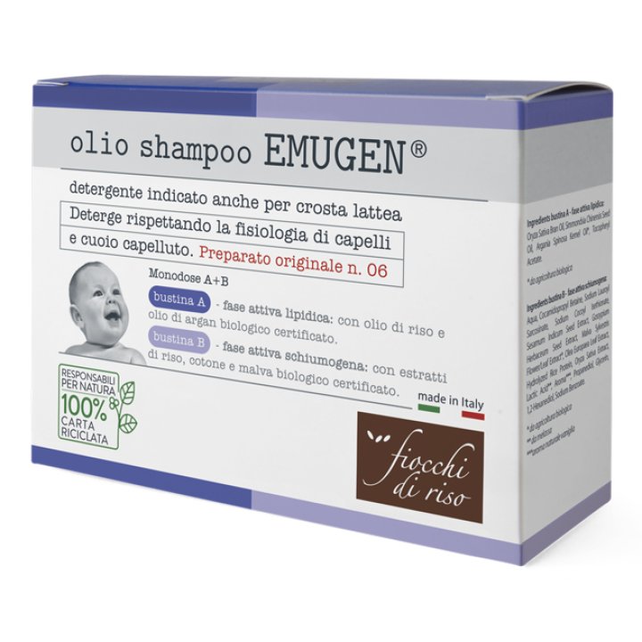 FIOCCHI DI RISO EMUGEN OLIO SHAMPOO ULTRADELICATO 45 ML