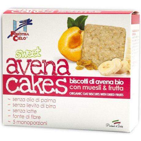 SWEET AVENACAKES-BISCOTTI DI AVENA CON MUESLI & FRUTTA