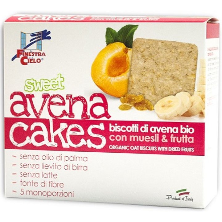 SWEET AVENACAKES-BISCOTTI DI AVENA CON MUESLI & FRUTTA