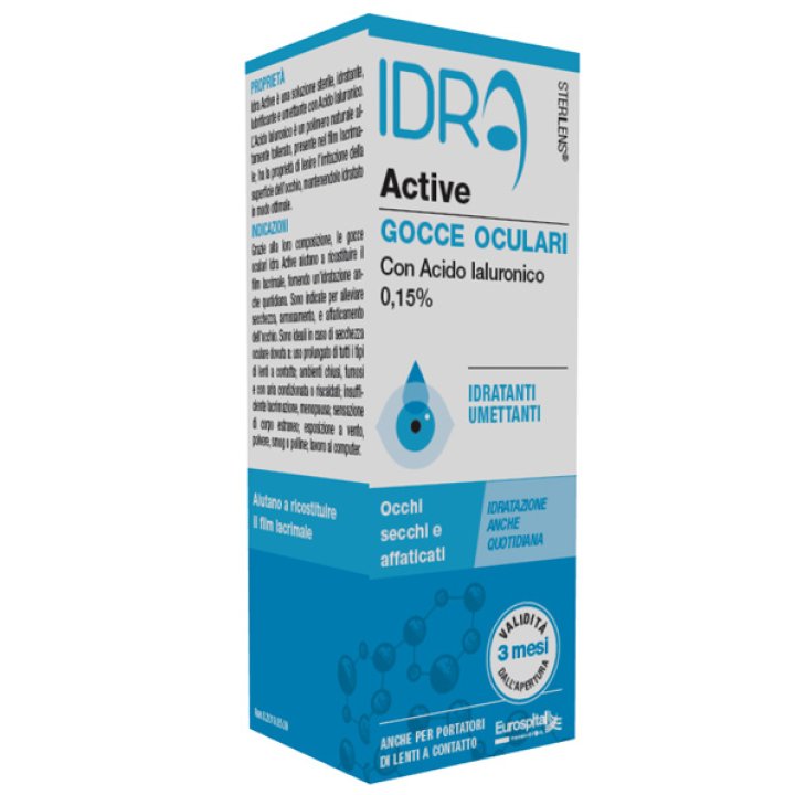 CCE OCULARI STERILENS IDRA ACTIVE 10 ML CON ACIDO IALURONICO 0,15%