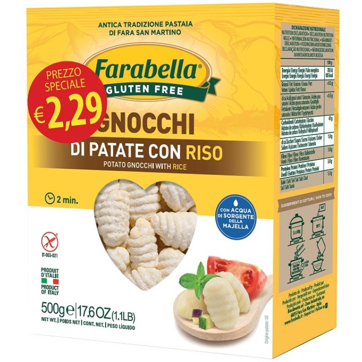 FARABELLA GNOCCHI PATATE 500 G PROMO