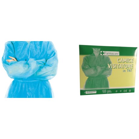 CAMICE VISITATORE TNT 10 PEZZI