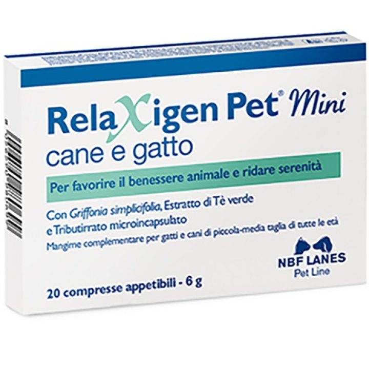 RELAXIGEN PET MINI BLISTER 20 COMPRESSE